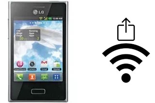 So generieren Sie einen QR-Code mit dem Wifi-Passwort auf einem LG Optimus L3 E400