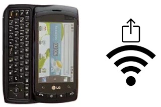 So generieren Sie einen QR-Code mit dem Wifi-Passwort auf einem LG C710 Aloha