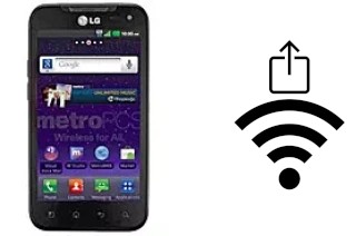 So generieren Sie einen QR-Code mit dem Wifi-Passwort auf einem LG Connect 4G MS840