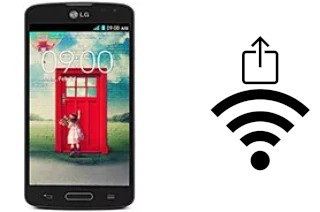 So generieren Sie einen QR-Code mit dem Wifi-Passwort auf einem LG F70 D315