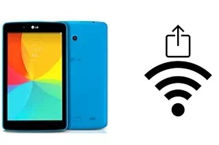 So generieren Sie einen QR-Code mit dem Wifi-Passwort auf einem LG G Pad 7.0