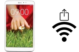 So generieren Sie einen QR-Code mit dem Wifi-Passwort auf einem LG G Pad 8.3