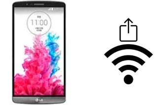 So generieren Sie einen QR-Code mit dem Wifi-Passwort auf einem LG G3 Screen