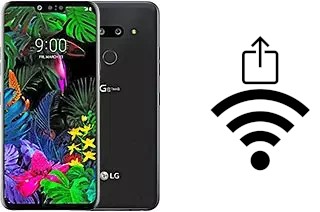 So generieren Sie einen QR-Code mit dem Wifi-Passwort auf einem LG G8 ThinQ