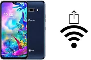 So generieren Sie einen QR-Code mit dem Wifi-Passwort auf einem LG G8X ThinQ