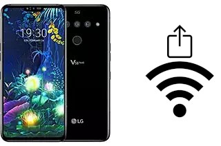 So generieren Sie einen QR-Code mit dem Wifi-Passwort auf einem LG V50 ThinQ 5G