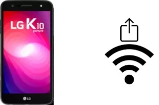 So generieren Sie einen QR-Code mit dem Wifi-Passwort auf einem LG K10 Power