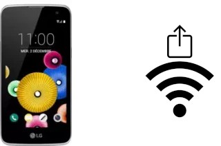 So generieren Sie einen QR-Code mit dem Wifi-Passwort auf einem LG K4 LTE