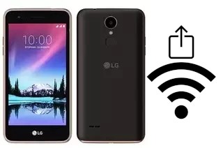 So generieren Sie einen QR-Code mit dem Wifi-Passwort auf einem LG K7 (2017)