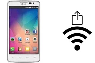 So generieren Sie einen QR-Code mit dem Wifi-Passwort auf einem LG L60 Dual