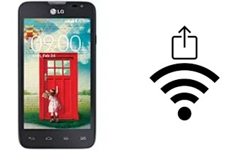 So generieren Sie einen QR-Code mit dem Wifi-Passwort auf einem LG L65 Dual D285