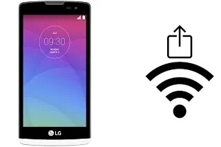 So generieren Sie einen QR-Code mit dem Wifi-Passwort auf einem LG Leon