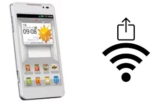 So generieren Sie einen QR-Code mit dem Wifi-Passwort auf einem LG Optimus 3D Cube SU870