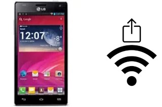 So generieren Sie einen QR-Code mit dem Wifi-Passwort auf einem LG Optimus 4X HD P880