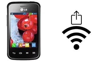 So generieren Sie einen QR-Code mit dem Wifi-Passwort auf einem LG Optimus L1 II Tri E475