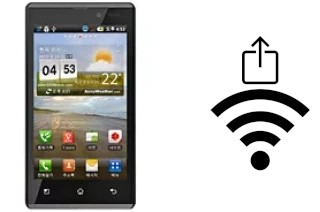 So generieren Sie einen QR-Code mit dem Wifi-Passwort auf einem LG Optimus EX SU880