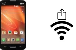 So generieren Sie einen QR-Code mit dem Wifi-Passwort auf einem LG Optimus Exceed 2