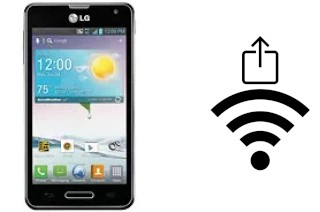 So generieren Sie einen QR-Code mit dem Wifi-Passwort auf einem LG Optimus F3