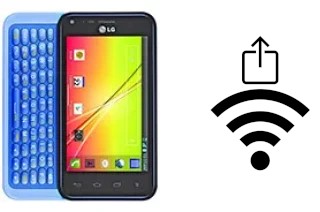 So generieren Sie einen QR-Code mit dem Wifi-Passwort auf einem LG Optimus F3Q