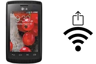 So generieren Sie einen QR-Code mit dem Wifi-Passwort auf einem LG Optimus L1 II E410