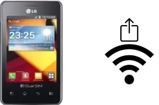 So generieren Sie einen QR-Code mit dem Wifi-Passwort auf einem LG Optimus L2 II