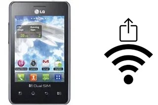 So generieren Sie einen QR-Code mit dem Wifi-Passwort auf einem LG Optimus L3 E405