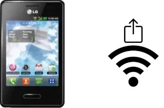 So generieren Sie einen QR-Code mit dem Wifi-Passwort auf einem LG Optimus L3 II