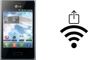 So generieren Sie einen QR-Code mit dem Wifi-Passwort auf einem LG Optimus L3