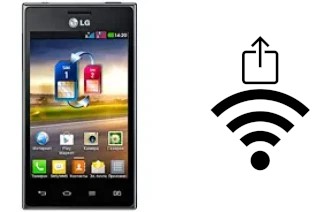 So generieren Sie einen QR-Code mit dem Wifi-Passwort auf einem LG Optimus L5 Dual E615