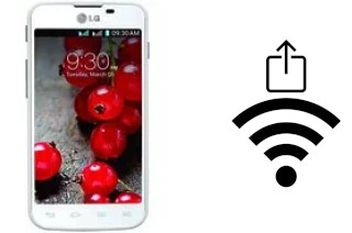 So generieren Sie einen QR-Code mit dem Wifi-Passwort auf einem LG Optimus L5 II Dual E455