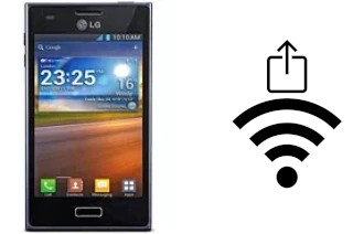 So generieren Sie einen QR-Code mit dem Wifi-Passwort auf einem LG Optimus L5 E610