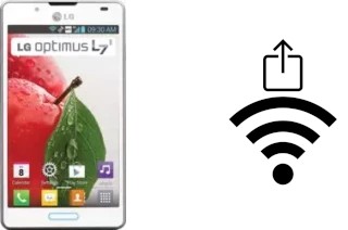 So generieren Sie einen QR-Code mit dem Wifi-Passwort auf einem LG Optimus L7 II Dual