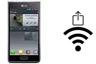 So generieren Sie einen QR-Code mit dem Wifi-Passwort auf einem LG Optimus L7 P700