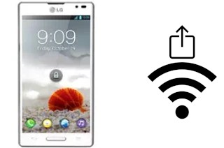 So generieren Sie einen QR-Code mit dem Wifi-Passwort auf einem LG Optimus L9 P760