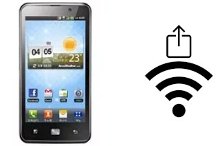 So generieren Sie einen QR-Code mit dem Wifi-Passwort auf einem LG Optimus LTE LU6200