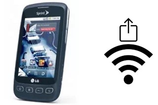 So generieren Sie einen QR-Code mit dem Wifi-Passwort auf einem LG Optimus S