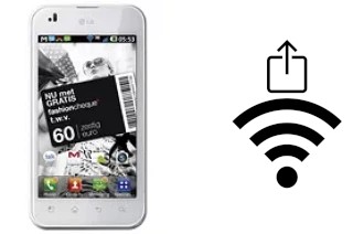 So generieren Sie einen QR-Code mit dem Wifi-Passwort auf einem LG Optimus Black (White version)