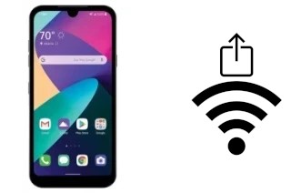 So generieren Sie einen QR-Code mit dem Wifi-Passwort auf einem LG Phoenix 5