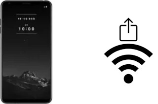 So generieren Sie einen QR-Code mit dem Wifi-Passwort auf einem LG Signature Edition 2018