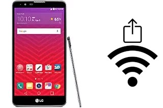 So generieren Sie einen QR-Code mit dem Wifi-Passwort auf einem LG Stylo 2