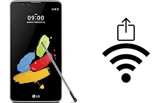 So generieren Sie einen QR-Code mit dem Wifi-Passwort auf einem LG Stylus 2