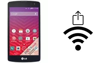 So generieren Sie einen QR-Code mit dem Wifi-Passwort auf einem LG Tribute