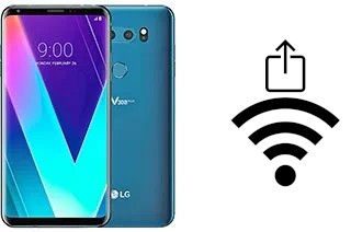 So generieren Sie einen QR-Code mit dem Wifi-Passwort auf einem LG V30S ThinQ