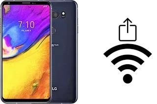 So generieren Sie einen QR-Code mit dem Wifi-Passwort auf einem LG V35 ThinQ