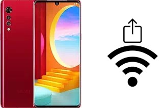 So generieren Sie einen QR-Code mit dem Wifi-Passwort auf einem LG Velvet 5G UW