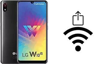 So generieren Sie einen QR-Code mit dem Wifi-Passwort auf einem LG W10 Alpha