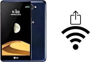 So generieren Sie einen QR-Code mit dem Wifi-Passwort auf einem LG X max