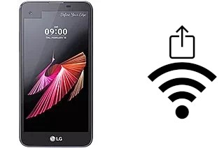 So generieren Sie einen QR-Code mit dem Wifi-Passwort auf einem LG X screen