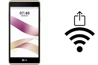 So generieren Sie einen QR-Code mit dem Wifi-Passwort auf einem LG X Skin