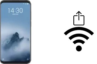 So generieren Sie einen QR-Code mit dem Wifi-Passwort auf einem Meizu 16th Plus